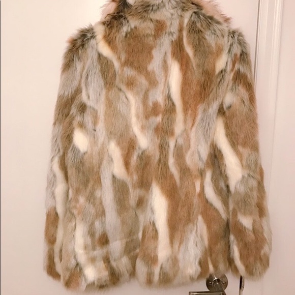 Faux fur jacket coat - Picture 5 of 5